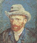 Vincent Van Gogh Self-Portrait wtih straw hat (nn04) Spain oil painting artist